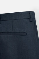 100% LINEN PLEATED PANTS