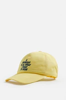 CASQUETTE TEXTE BROD
