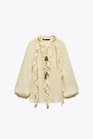 RUFFLED ROMANTIC SHIRT