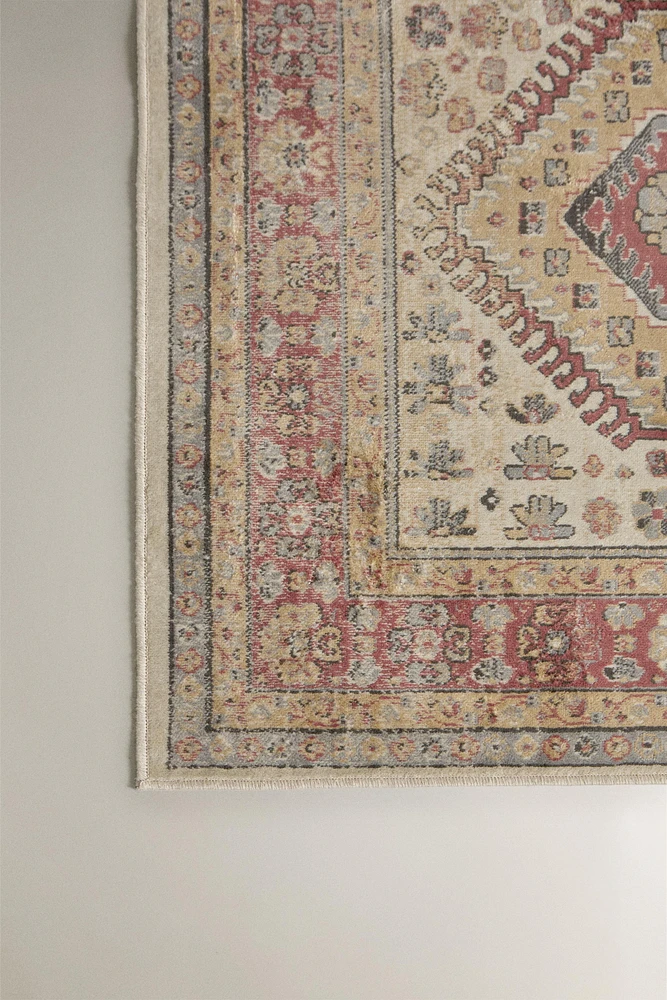 RECTANGULAR VINTAGE EFFECT AREA RUG