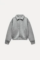 BLOUSON BOMBER EFFET SCUBA