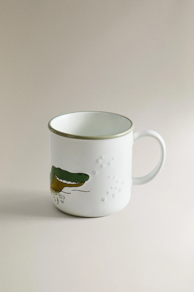 TASSE ENFANT CÉRAMIQUE CROCODILE