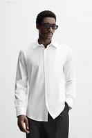TEXTURED WEAVE TWILL SHIRT