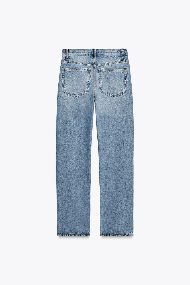 STRAIGHT CUT HIGH WAIST JEANS ZW COLLECTION