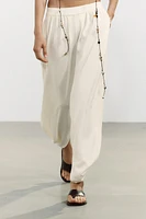 PANTALON EN MAILLE BOUFFANT