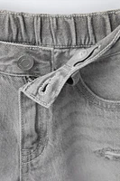RIPPED DENIM SHORTS