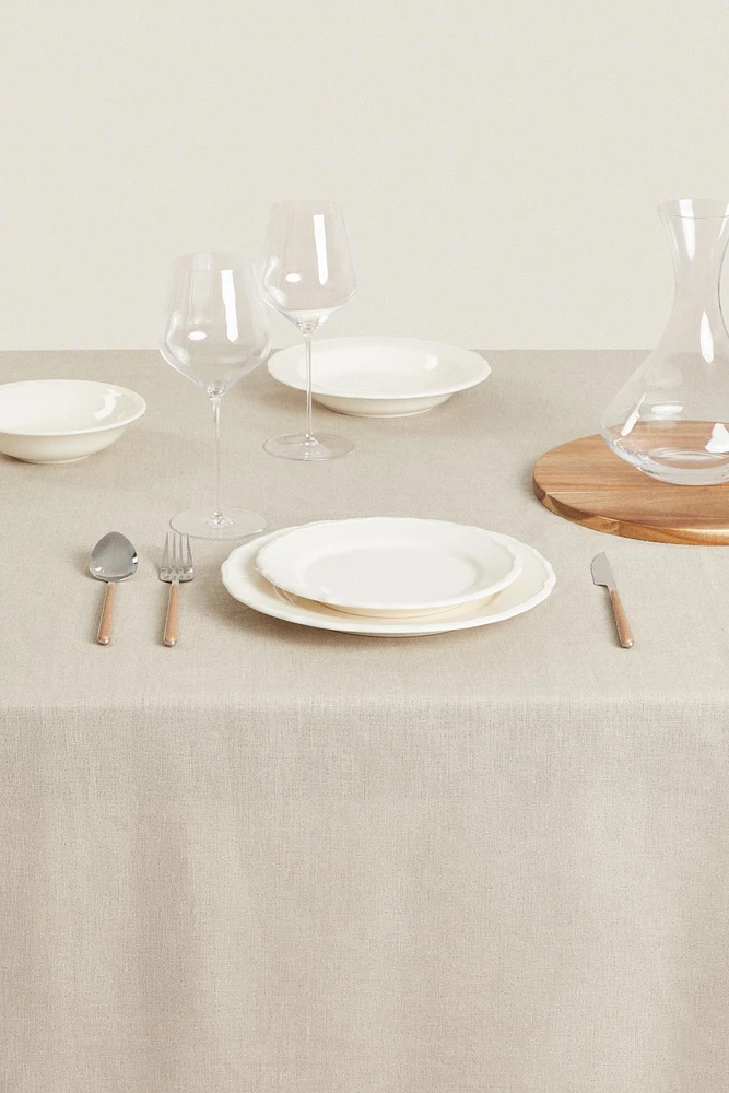 NAPPE LIN COULEUR UNIE