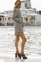 VESTE OVERSIZE AVEC CEINTURE