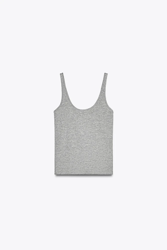 MINI RIBBED TOP
