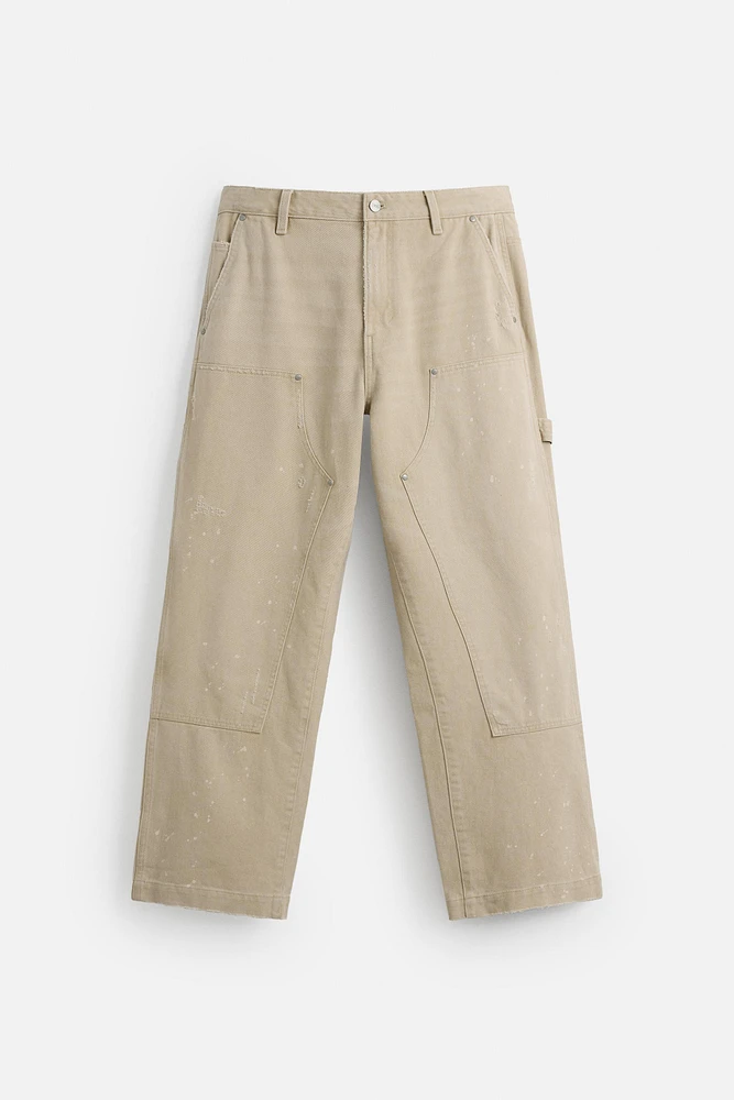SPLATTER CARPENTER PANTS
