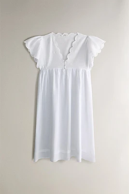 SHORT SLEEVE NIGHTGOWN