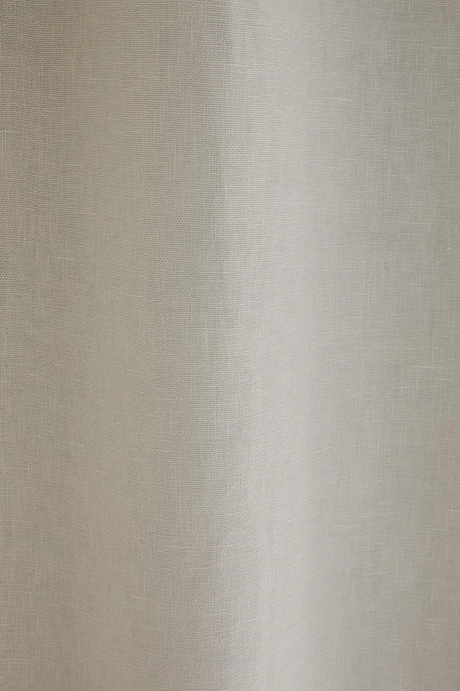 WUITE LINEN BLACKOUT CURTAIN