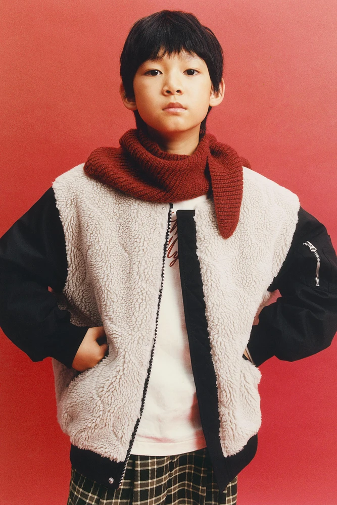 FLEECE BOMBER