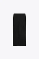 FLOWY MIDI SKIRT