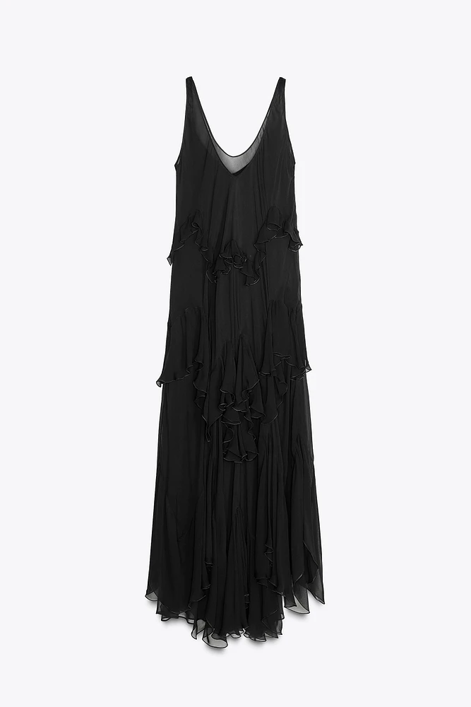 ZW COLLECTION LONG RUFFLE DRESS