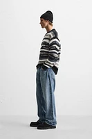 GEOMETRIC JACQUARD SWEATER