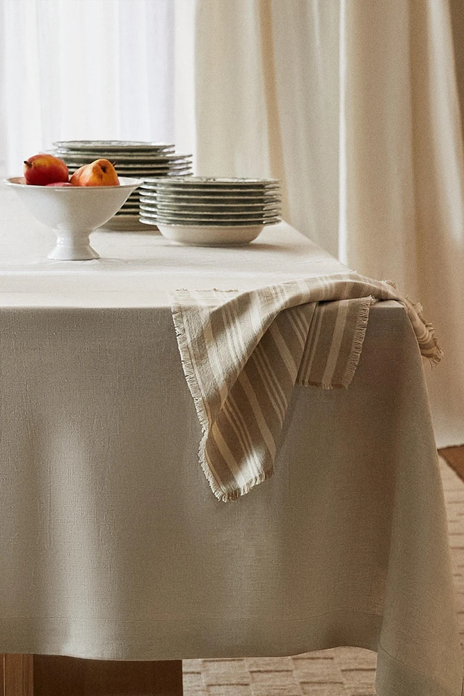 NAPPE LIN COULEUR UNIE