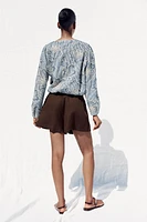 BLOUSON BOMBER STRUCTURÉ