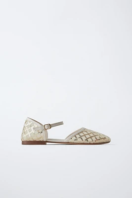 SPARKLY BALLET FLATS
