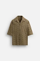 EMBROIDERED JACQUARD SHIRT