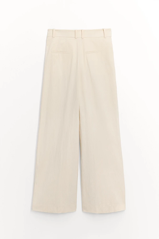 PANTALON À PINCES COLLECTION ZW