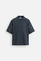 CHEMISE AVEC BRODERIE EN CONTRASTE