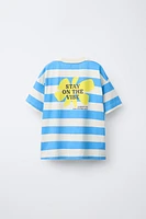 T-SHIRT IMPRIMÉ RAYURES