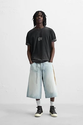WASHED PATCH T-SHIRT