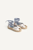 LACE-UP SANDALS