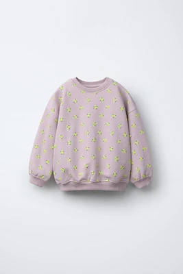 FLORAL SWEATSHIRT