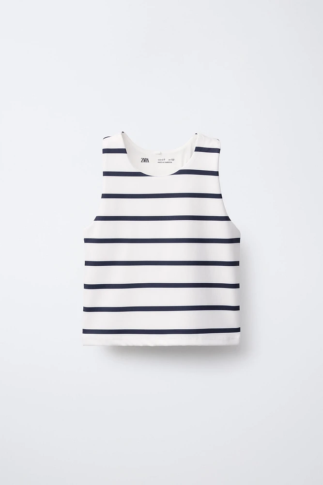 T-SHIRT SPORT RAYURES