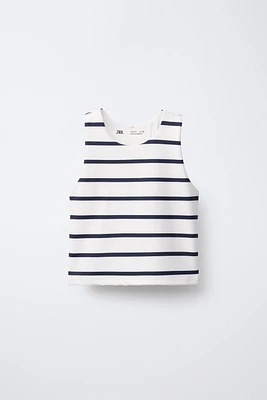 SPORTY STRIPED T-SHIRT