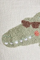 HOUSSE DE COUSSIN ENFANT TUFTING CROCODILE