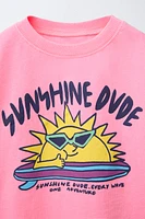 GARMENT DYE PRINTED T-SHIRT