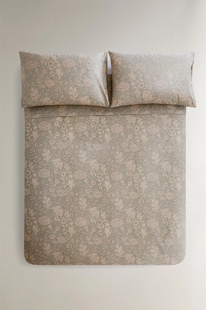 MORRIS & CO. PERCALE COTTON DUVET COVER
