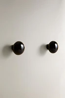 SHINY CERAMIC DOOR KNOB (PACK OF 2)