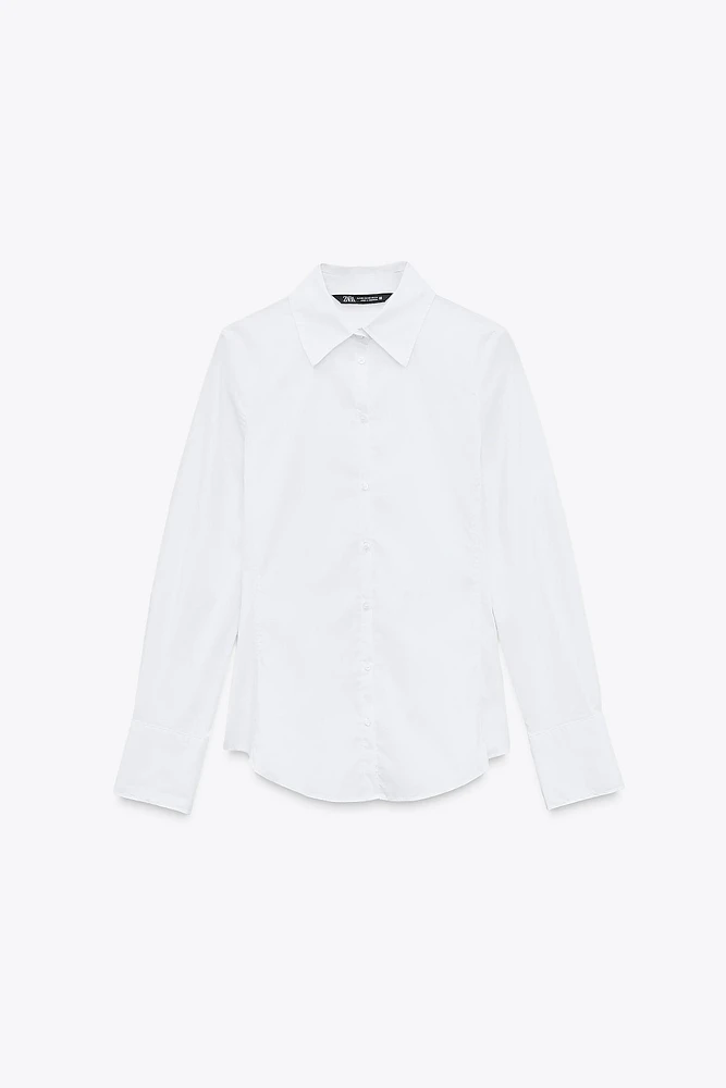 FITTED POPLIN SHIRT