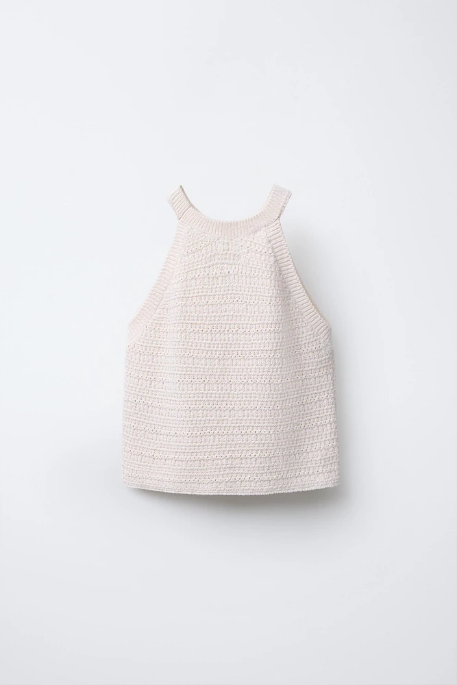 CROCHET KNIT TOP