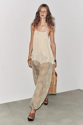 ZW COLLECTION FLORAL BALLOON PANTS