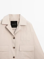 Veste cape déperlante