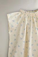 CHILDREN'S FLORAL ROMPER