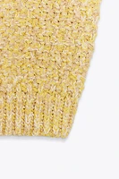 SHORT KNIT TOP