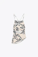 OPEN BACK LINEN TOP