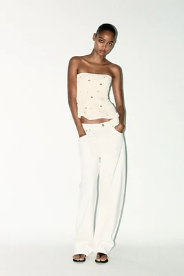 TOP BUSTIER BIJOUX
