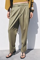 PANTALON À PINCES COLLECTION ZW