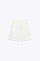 BELTED BERMUDA SHORTS