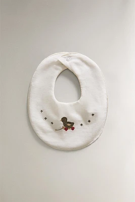 BAVOIR ENFANT PETIT CANARD APPLIQUÉ