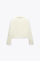 SHORT BOUCLÉ JACKET
