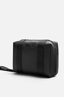 RUBBERIZED TOILETRY BAG