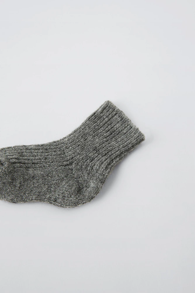 CASHMERE BLEND SOCKS